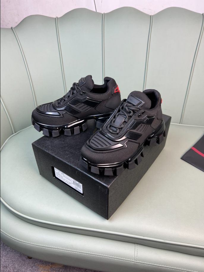 Prada Cloudbust Thunder Black Sneakers Reps - PRS025 - view 05