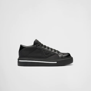 Prada Macro Re-Nylon and Brushed Leather Sneakers Replica - PSD027 - view 01