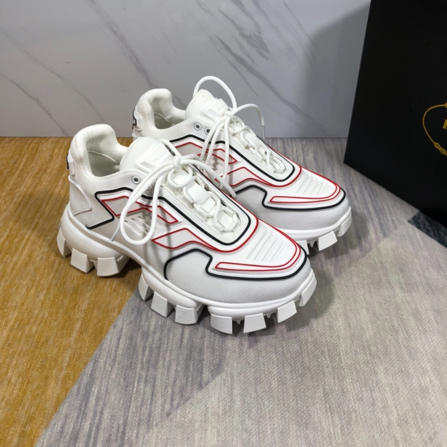 Prada Cloudbust Thunder White Red Black Sneakers Reps - PRS026 - view 02