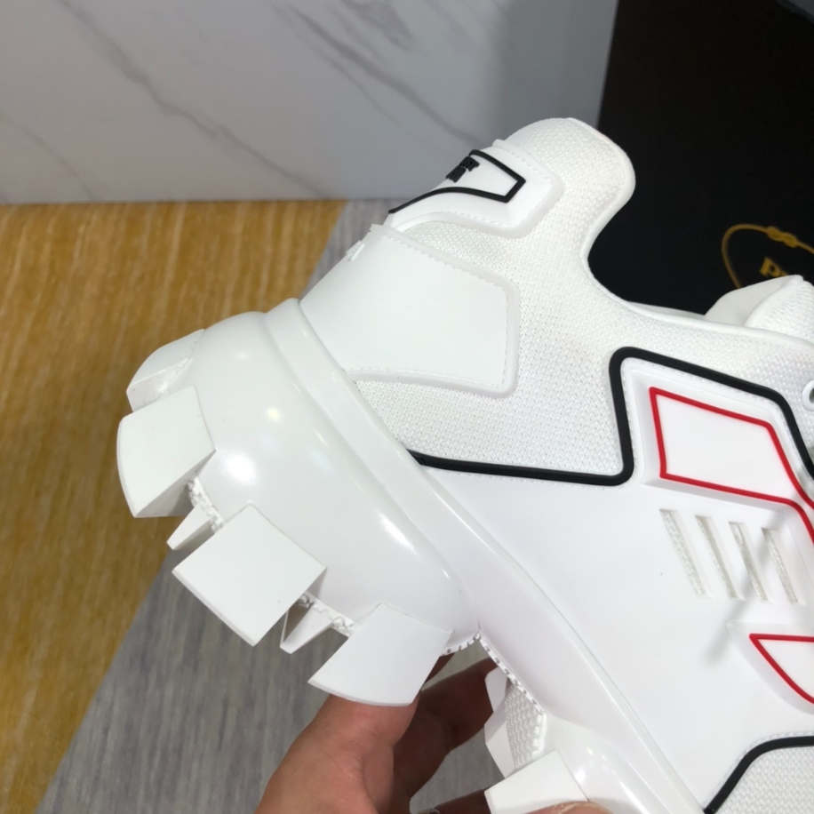 Prada Cloudbust Thunder White Red Black Sneakers Reps - PRS026 - view 03