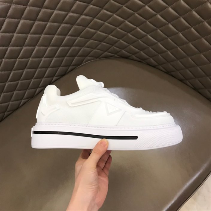 Prada Macro Re-Nylon and Brushed Leather Sneakers Replica - PSD026 - view 02