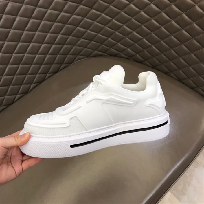 Prada Macro Re-Nylon and Brushed Leather Sneakers Replica - PSD026 - view 05