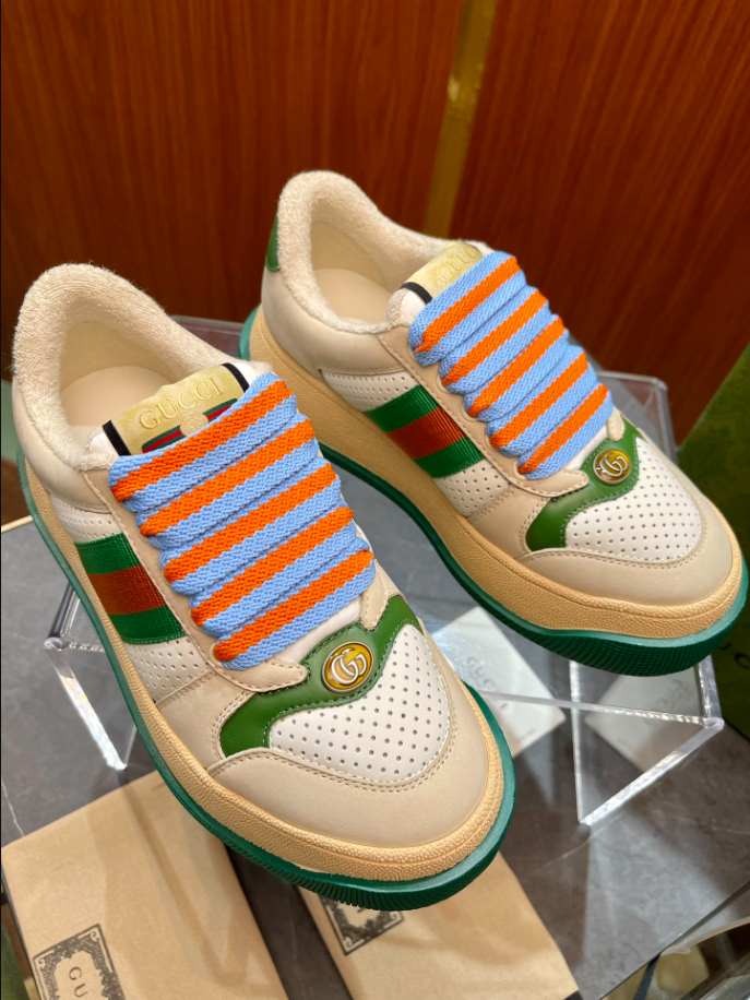 Gucci Screener Trainer with Web White Replica - GI049 - view 05