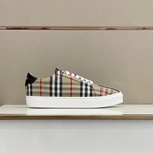 Burberry Beige Rangleton Check Sneaker Reps - SBR023 - view 01
