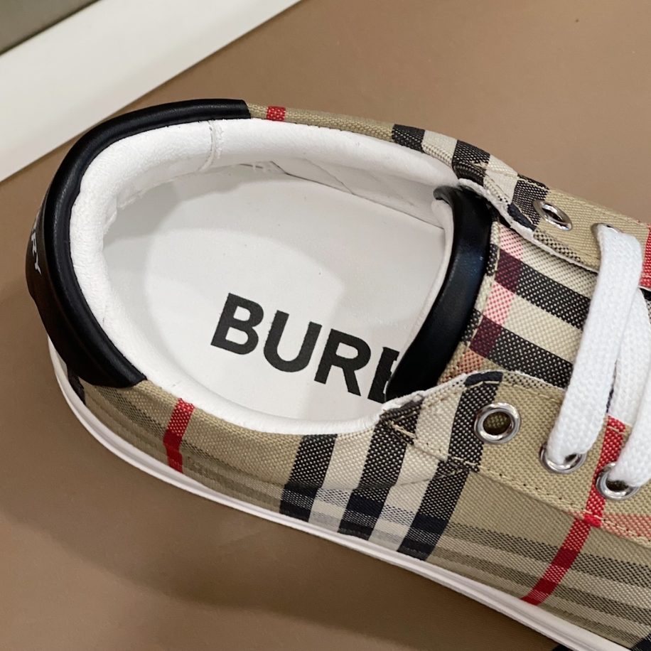 Burberry Beige Rangleton Check Sneaker Reps - SBR023 - view 02