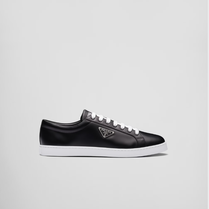 Prada Brushed Leather Sneakers Replica - PSD005 - view 01