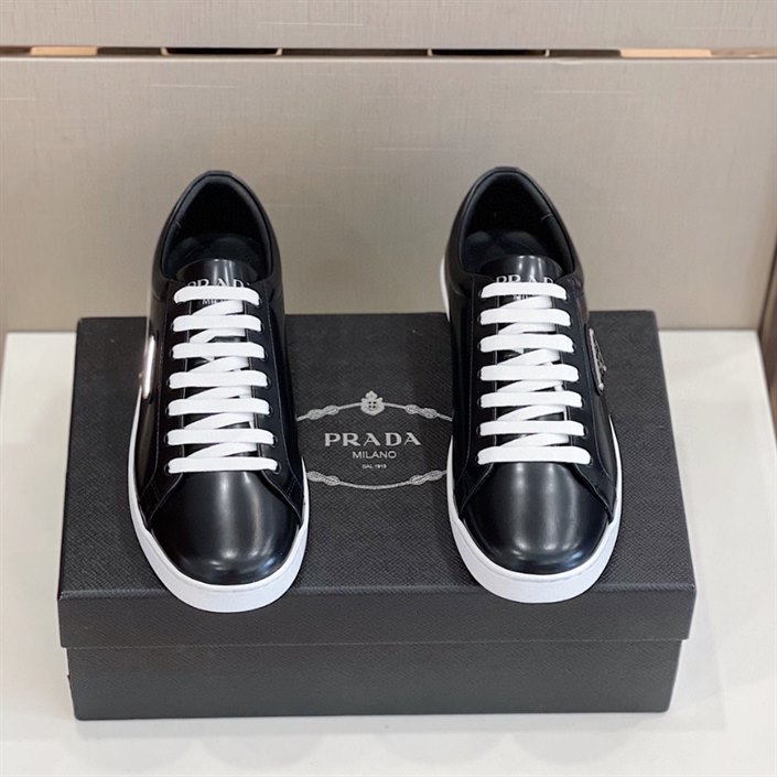 Prada Brushed Leather Sneakers Replica - PSD005 - view 06