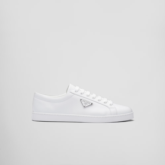 Prada Brushed Leather Sneakers Replica - PSD004 - view 01
