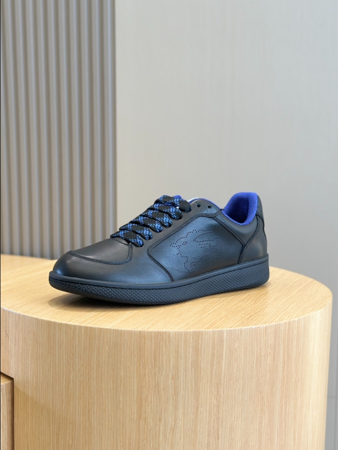 Burberry Black Leather Stock Sneaker Reps - SBR009 - view 04