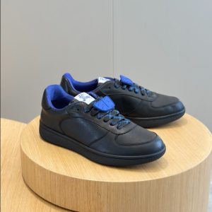 Burberry Black Navy Mid Sneaker Reps - SBR005 - view 01