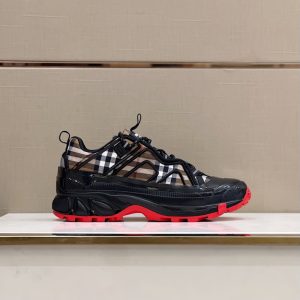 Burberry Black Vintage Check Arthur Low Top Sneaker Reps - SBR031 - view 01