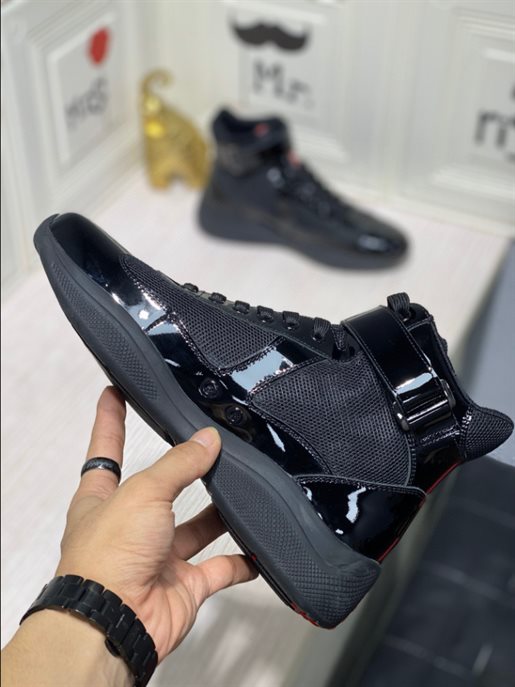 Prada America’s Cup high-top Sneakers Replica - PSD044 - view 04