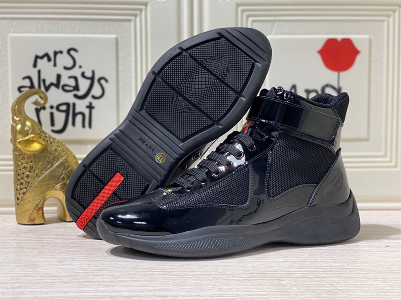 Prada America’s Cup high-top Sneakers Replica - PSD044 - view 05