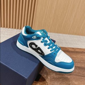 Dior B57 Mid Top Navy Blue and White Reps - DR083 - view 01