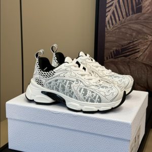 Dior Vibe Mid Top White and Black Reps - DR084 - view 01