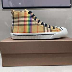 Burberry Rainbow Print High Top Sneaker Reps - SBR030 - view 01