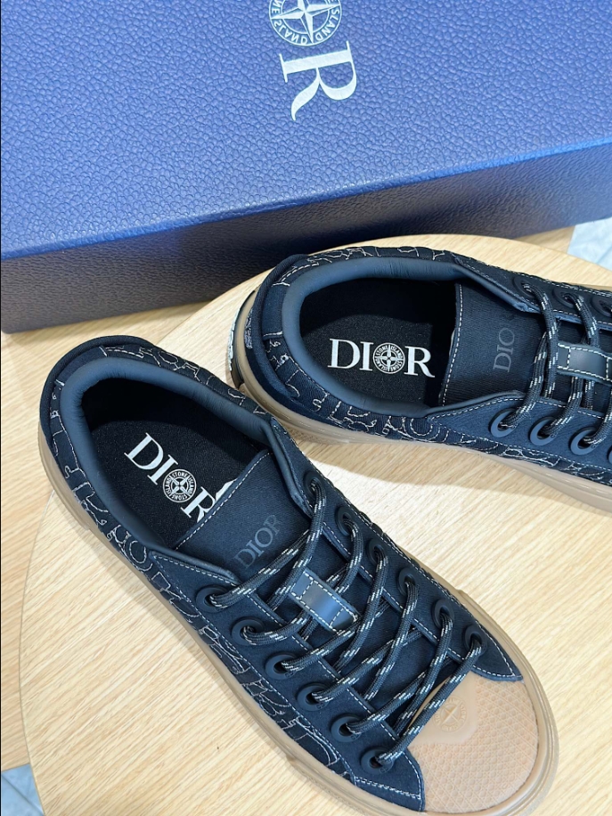 Dior x Stone Island Limited Edition Black Sneaker Reps - DR089 - view 02