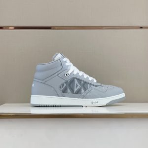 Dior B27 High ‘Gray CD Diamond’ Sneaker Reps - DR092 - view 01