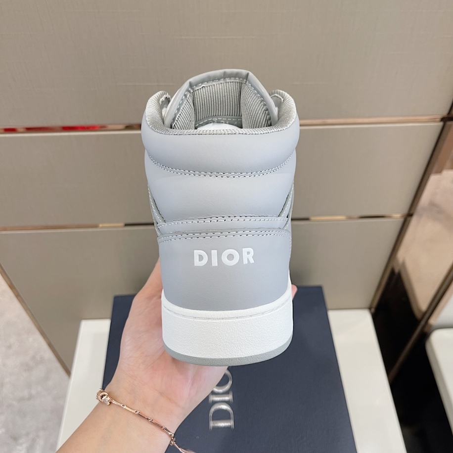 Dior B27 High ‘Gray CD Diamond’ Sneaker Reps - DR092 - view 02