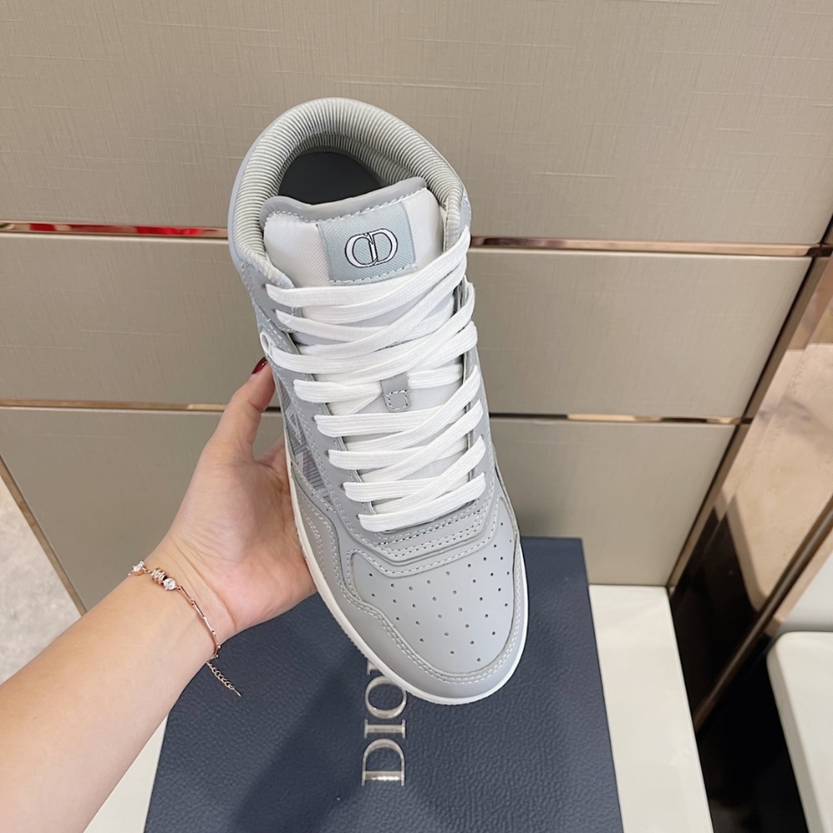Dior B27 High ‘Gray CD Diamond’ Sneaker Reps - DR092 - view 03