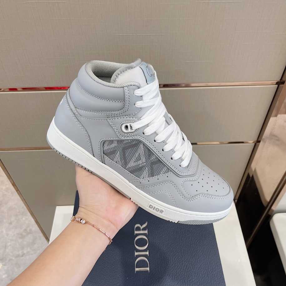 Dior B27 High ‘Gray CD Diamond’ Sneaker Reps - DR092 - view 04