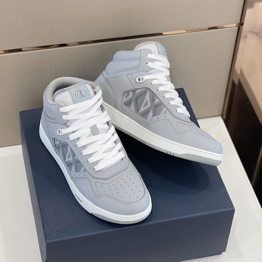 Dior B27 High ‘Gray CD Diamond’ Sneaker Reps - DR092 - view 05