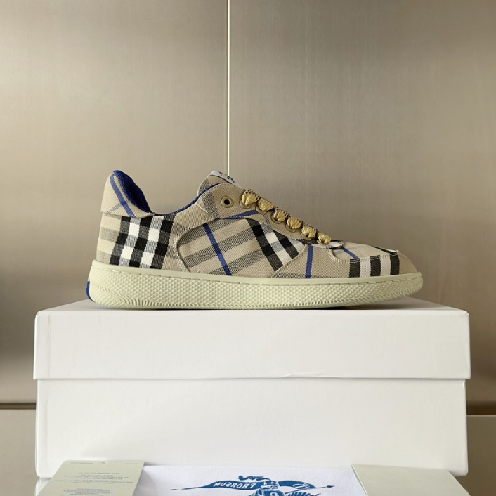 Burberry Terrace Check Grey Sneaker Reps - SBR016 - view 01