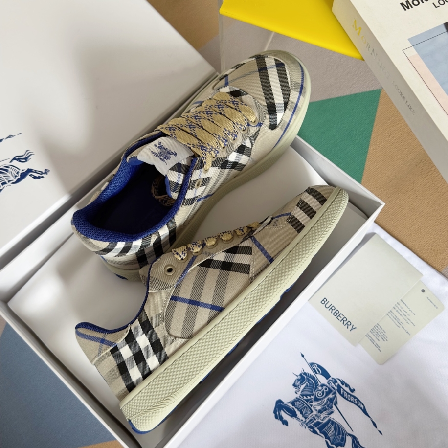 Burberry Terrace Check Grey Sneaker Reps - SBR016 - view 05