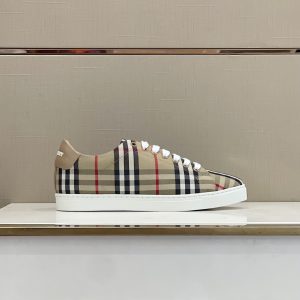 Burberry Vintage Check Leather Beige Sneaker Reps - SBR024 - view 01
