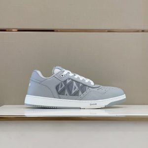 Dior B27 Low Dior Gray CD Diamond Sneaker Reps - DR094 - view 01