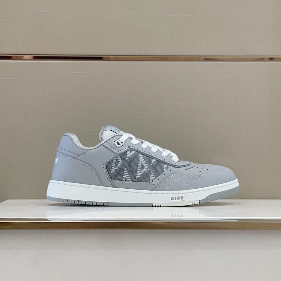Dior B27 Low Dior Gray CD Diamond Sneaker Reps - DR094 - view 01