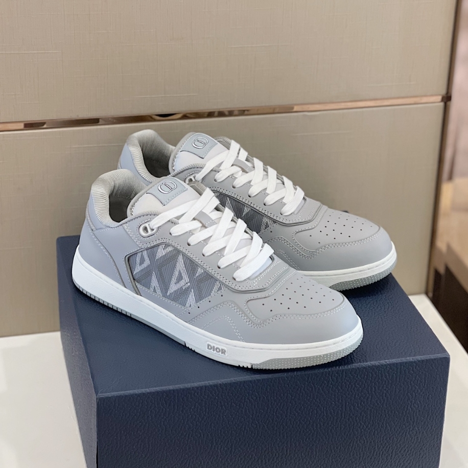 Dior B27 Low Dior Gray CD Diamond Sneaker Reps - DR094 - view 02