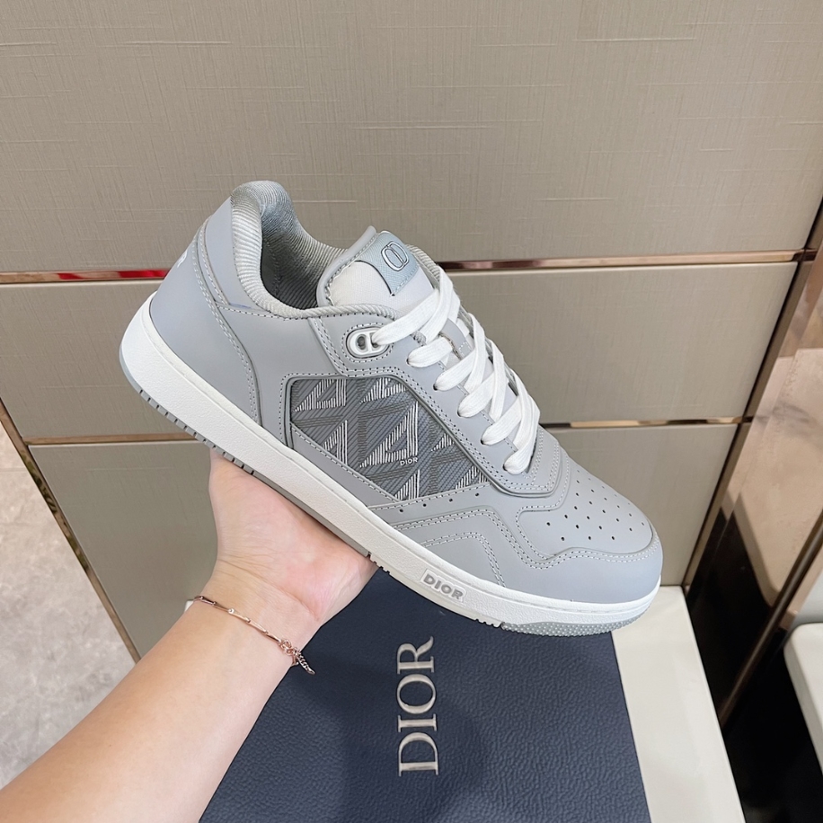 Dior B27 Low Dior Gray CD Diamond Sneaker Reps - DR094 - view 03