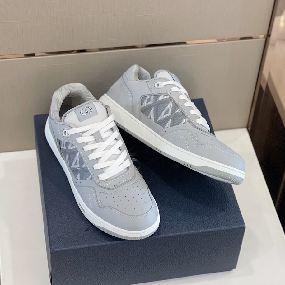 Dior B27 Low Dior Gray CD Diamond Sneaker Reps - DR094 - view 04