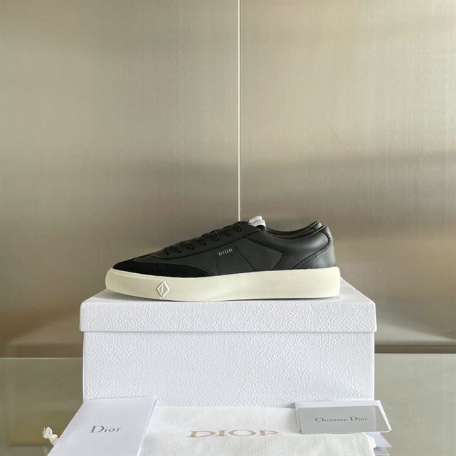 Dior B101 Black Smooth Calfskin and Nubuck Sneaker Reps - DR058 - view 02