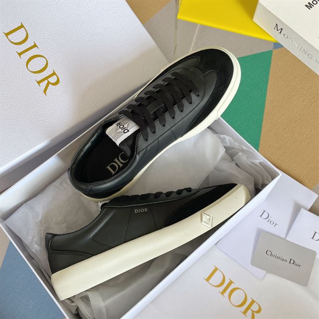 Dior B101 Black Smooth Calfskin and Nubuck Sneaker Reps - DR058 - view 04