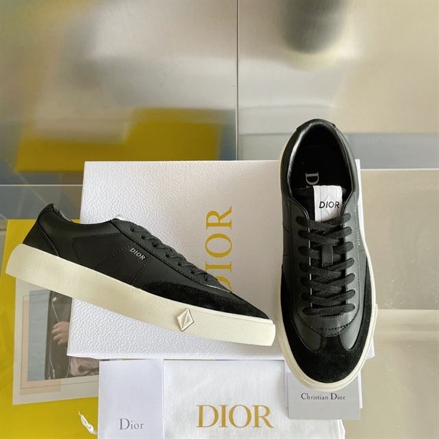 Dior B101 Black Smooth Calfskin and Nubuck Sneaker Reps - DR058 - view 05
