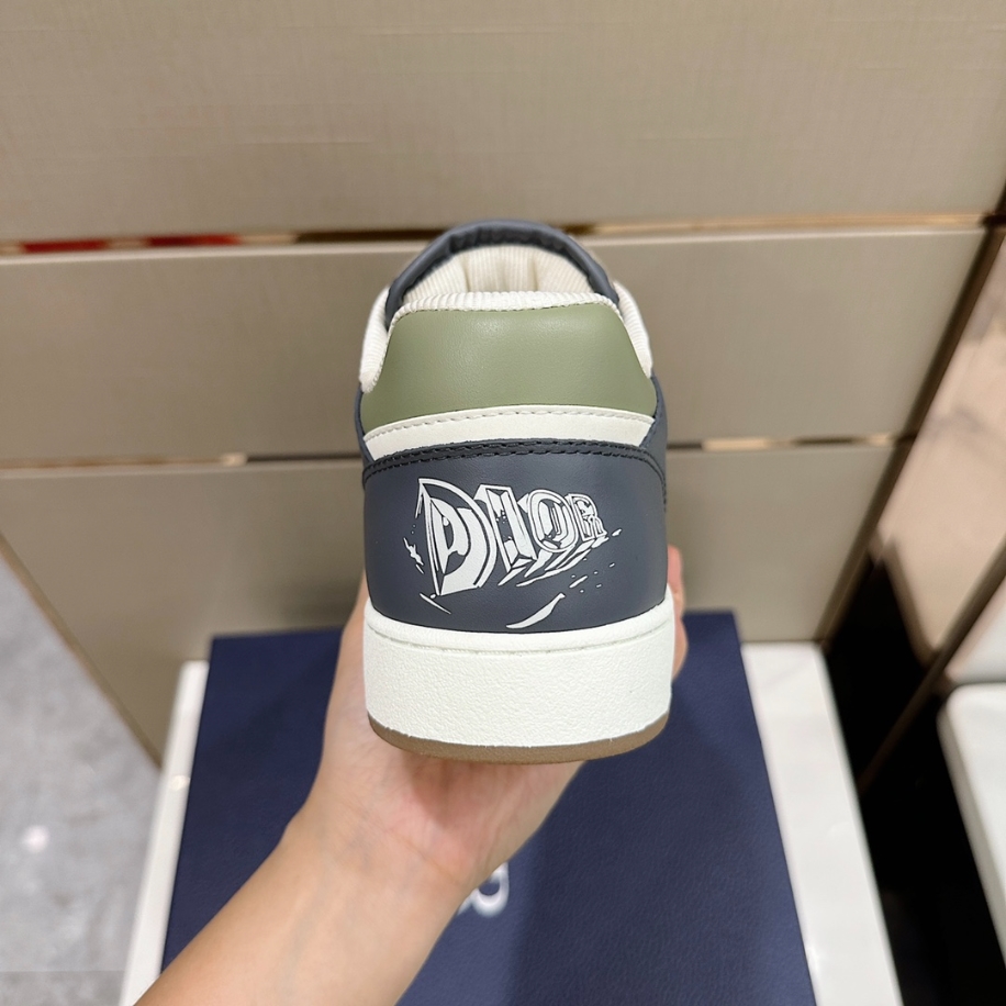 Dior B27 Low Deep Gray Brown Sneaker Reps - DR099 - view 02
