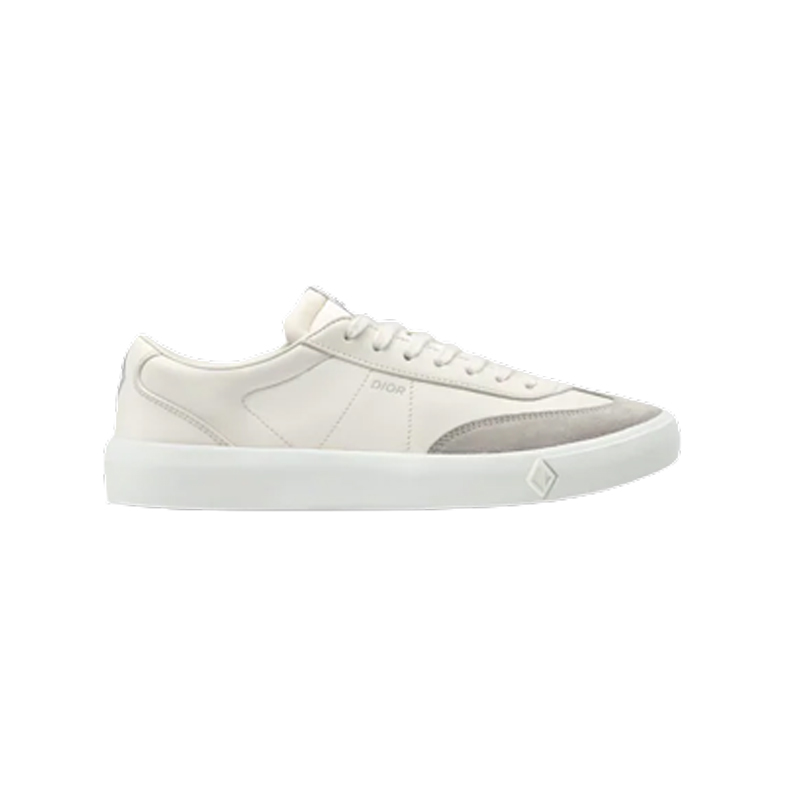Dior B101 Cream Smooth Calfskin and Greige Nubuck Sneaker Reps - DR057 - view 01