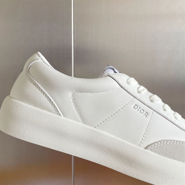 Dior B101 Cream Smooth Calfskin and Greige Nubuck Sneaker Reps - DR057 - view 03