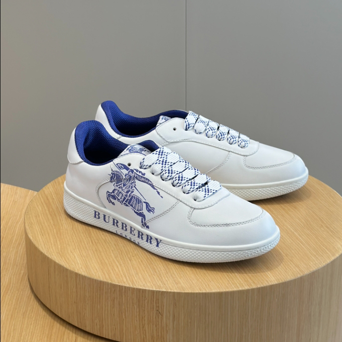 Burberry White Blue Low Sneaker Reps - SBR012 - view 01