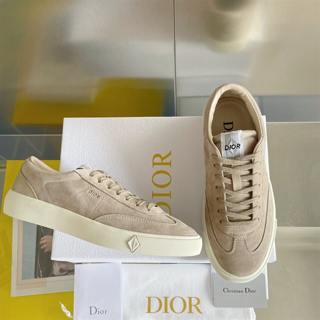Dior B101 Greige Nubuck Calfskin Sneaker Replica - DR056 - view 02