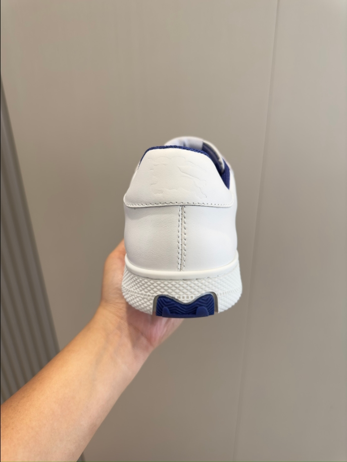 Burberry White Navy Mid Sneaker Reps - SBR006 - view 02
