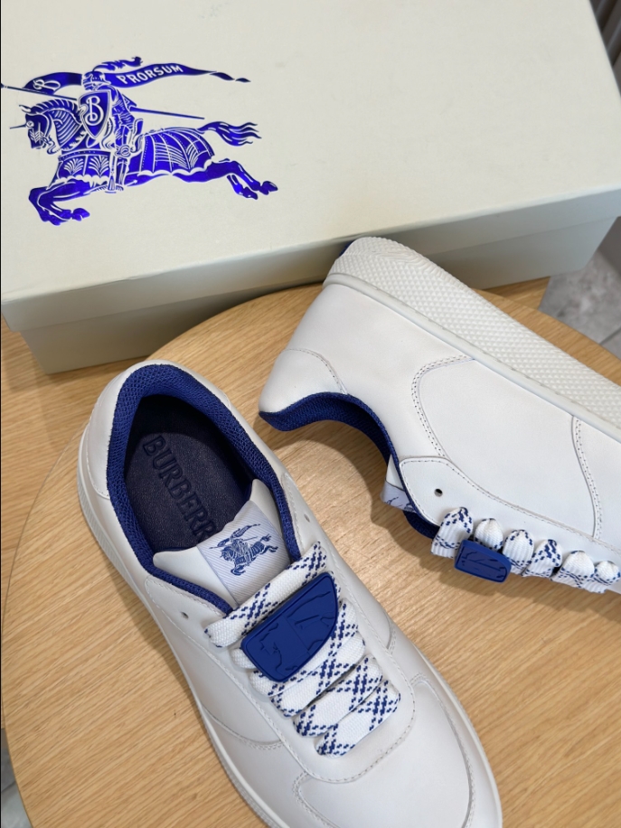 Burberry White Navy Mid Sneaker Reps - SBR006 - view 03