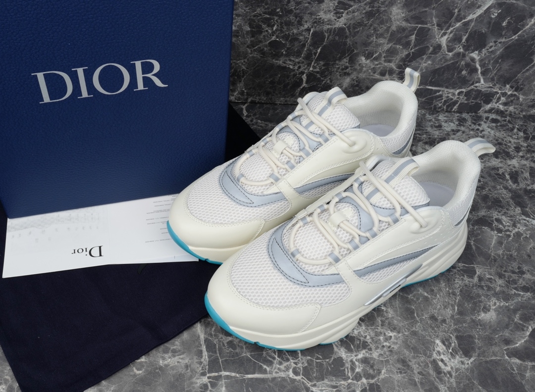 Dior B22 Cream Light Blue Sneaker Reps - DR109 - view 03