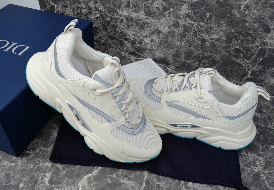 Dior B22 Cream Light Blue Sneaker Reps - DR109 - view 04