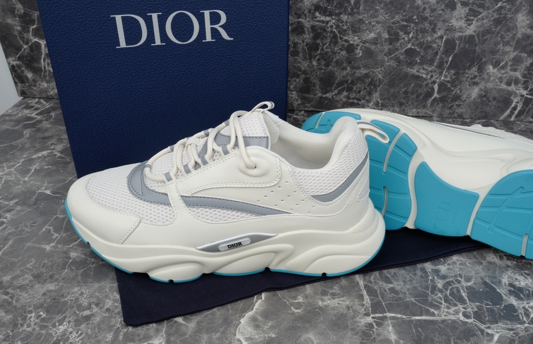 Dior B22 Cream Light Blue Sneaker Reps - DR109 - view 06