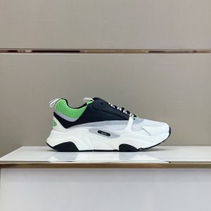 Dior B22 Technical Mesh Black White Green Sneaker Reps - DR115 - view 01