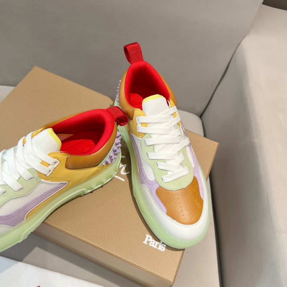 Christian Louboutin Astroloubi Green Sneakers Reps - CLS93 - view 02