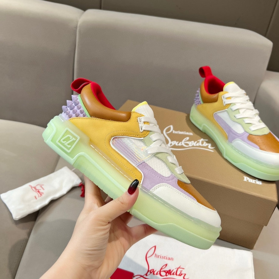 Christian Louboutin Astroloubi Green Sneakers Reps - CLS93 - view 03